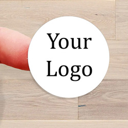Autocollants avec votre logo imprimé personnalisé, idéal pour les petites entreprises, livré avec 100 pièces, 3cm, 4cm, 5cm, 6cm, 7cm, 100