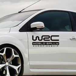 WRC-Autocollant de style de voiture de course d'épicerie de rallye mondial, moulage en vinyle, corps de poignée, décalcomanie de guirxiété, Focus, Mazda, Lada