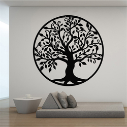 Stickers muraux arbre généalogique, autocollants de signe d'arbre généalogique, peintures murales de décoration de chambre à coucher, affiche en vinyle, salon, DW13527
