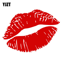 YJZT marques de baiser bouchon de carburant décalcomanies voiture style décoration vinyle autocollants accessoires C4-0932