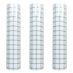 Feuille de ruban adhésif transparent avec lignes de grille noire, haute viscosité, pour bricolage, décalcomanies en vinyle pour gobelets en verre, décor
